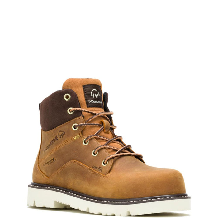 Wolverine® Women's Waterproof Revival Composite Toe Bound Electric Hazard 6" Boots - Cashew - W241141