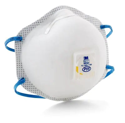 3M - 8271 Oil-Proof Respirator with Valve (Case Pack of 80)