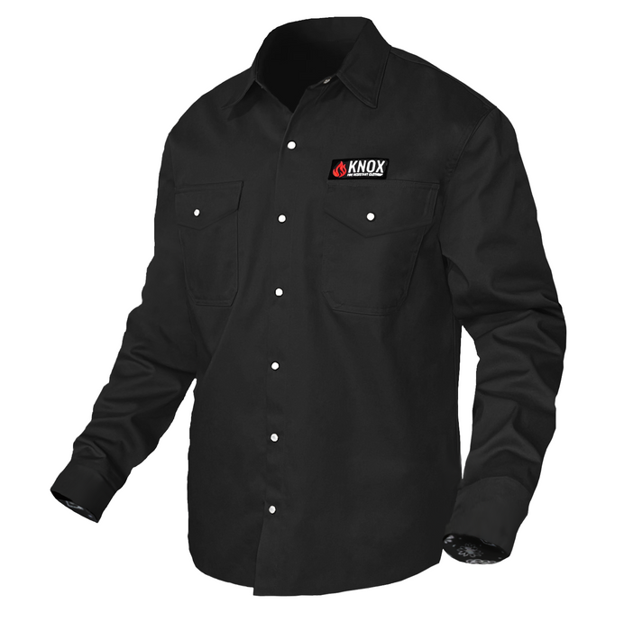 The Black Pearl Edition FR Flame Resistant Shirt With Pearl Snap Buttons