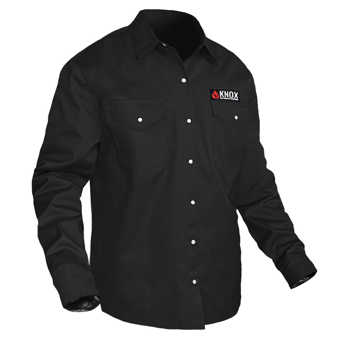 The Black Pearl Edition FR Flame Resistant Shirt With Pearl Snap Buttons