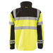 OccuNomix High Visibility Soft Shell Jacket - Yellow/Black - Type R ANSI Class 3 - LUX-M6JKT - Safety Vests and More
