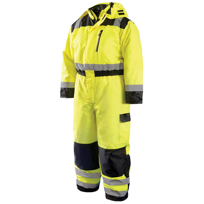 OccuNomix High Visibility Winter Coverall - Yellow/Black - Type R Class 3 - LUX-WCVL