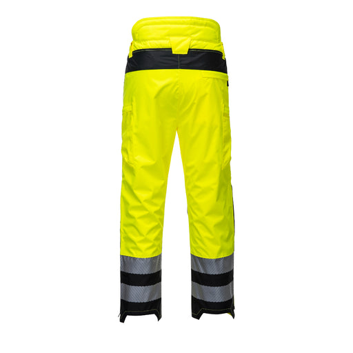 PORTWEST® Hi-Vis Extreme Waterproof Rain Pants Yellow/Black - PW342