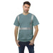 BAYSIDE® MADE IN USA Hi-Vis 100% Cotton Crew Segmented Striping - Willow Green - 3700 - Safety Vests and More