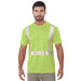 BAYSIDE® MADE IN USA Hi-Vis Performance Crew Segmented Striping - 3730 - Safety Vests and More