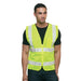 BAYSIDE® MADE IN USA - Mesh Vest - 3785 Lime Green - ANSI Class 2 - Safety Vests and More