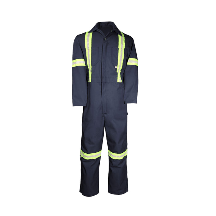 Big Bill® Deluxe Work Coverall with Reflective Tape & Leg Zipper - 439BF