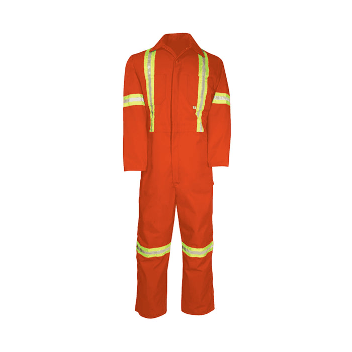 Big Bill® Deluxe Work Coverall with Reflective Tape & Leg Zipper - 439BF