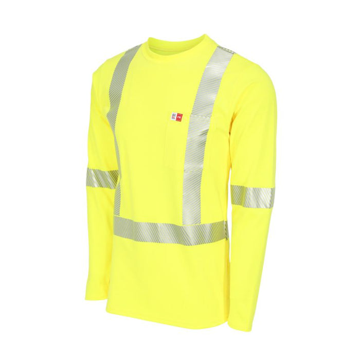 Big Bill® Hi-Vis Flame Resistant (FR) Athletic Performance T-Shirt - ATPV 16.4 - SRT5PY6 - Yellow