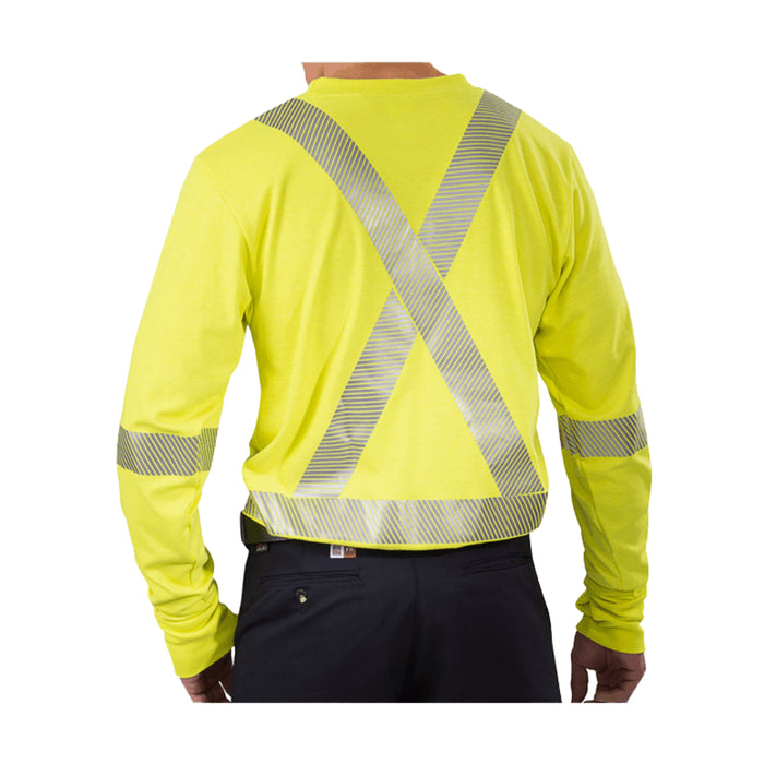 Big Bill® Hi-Vis Flame Resistant (FR) Athletic Performance T-Shirt - ATPV 16.4 - SRT5PY6 - Yellow