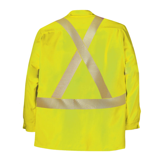 Big Bill® Hi-Vis Flame Resistant (FR) Button-Down Dress Shirt - ATPV 8.9 - 148BDTY7
