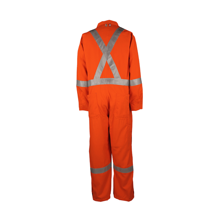 Big Bill® Hi-Vis Industrial Work Flame Resistant (FR) Coverall with Reflective Strip - 408US7