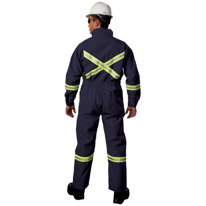 Big Bill® Westex Ultrasoft® Deluxe Flame Resistant (FR) Coverall with Reflective Material - ATPV 8.7 - 1625US7 - Navy
