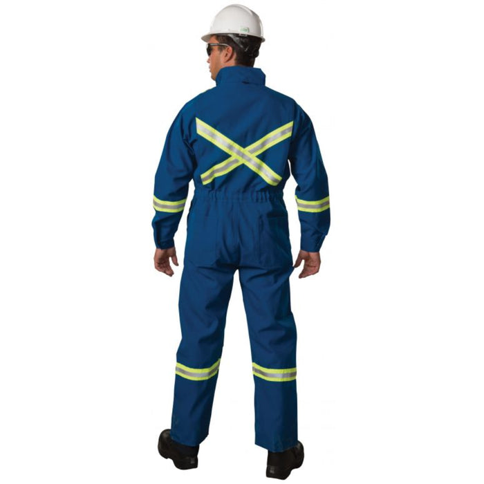 Big Bill® Westex Ultrasoft® Deluxe Flame Resistant (FR) Coverall with Reflective Material - ATPV 8.7 - 1625US7 - Royal Blue