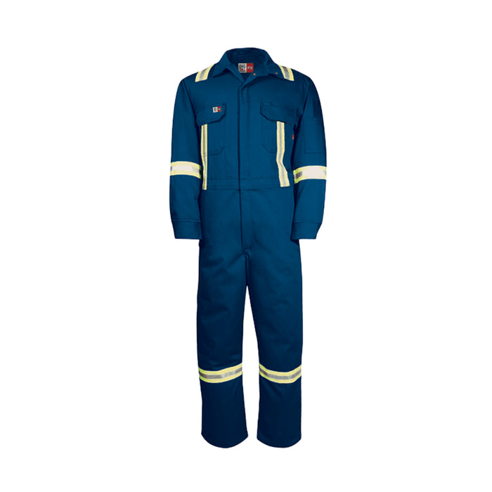 Big Bill® Westex Ultrasoft® Deluxe Flame Resistant (FR) Coverall with Reflective Material - ATPV 8.7 - 1625US7 - Royal Blue