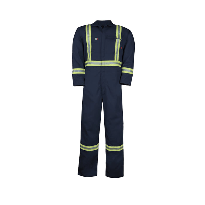Big Bill® Westex Ultrasoft® Hi-Vis Industrial Flame Resistant (FR) Coverall with Reflective Strip - ATPV 8.7 - 1325US7