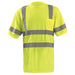 OccuNomix Wicking Birdseye Mesh Safety T-Shirt - Yellow/Orange-  Type R Class 3 - LUX-SSETP3B - Safety Vests and More