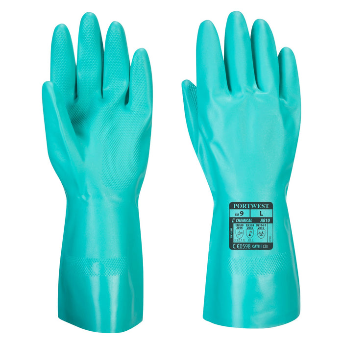 PORTWEST® A810 Chemical Resistant Gloves - CAT 3 - Safety Vests and More