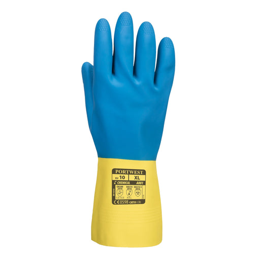 PORTWEST® A801 Double Dipped Latex Gauntlet - CAT 3 - Safety Vests and More