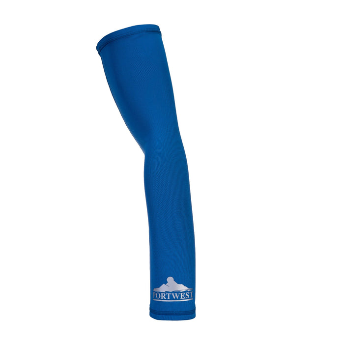 PORTWEST® Sun Protection Cooling Sleeves - Pair - CV08 - Blue - Safety Vests and More