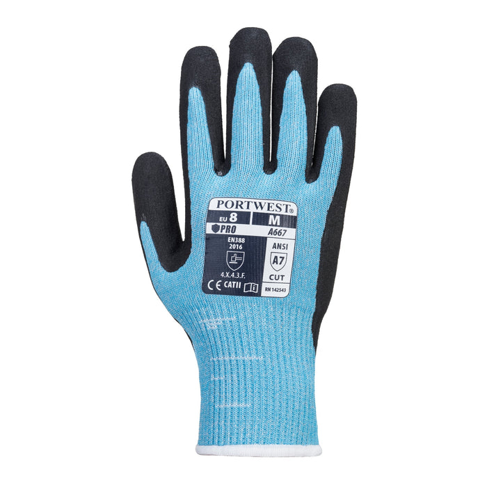 PORTWEST® A667 Claymore AHR Cut Resistant Gloves - CAT 2 - ANSI Cut Level A7 - Safety Vests and More