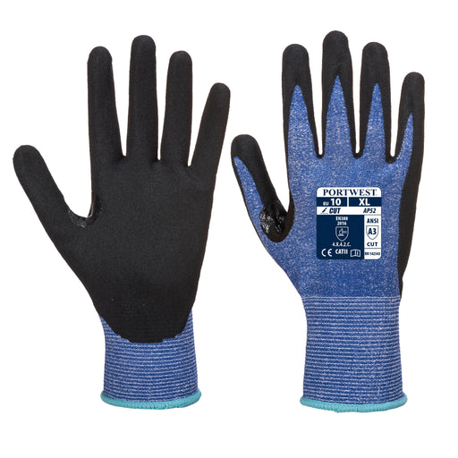 PORTWEST® AP52 Dexti Ultra Cut Resistant Gloves - CAT 2 - ANSI Cut Level A3 - Safety Vests and More