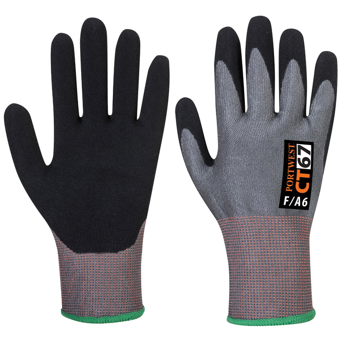 PORTWEST® CT67 - CT AHR Nitrile Foam Gloves - CAT 2 - ANSI Cut Level A6 - Safety Vests and More