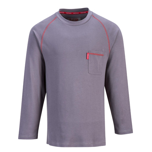 PORTWEST® FR01 Bizflame Flame Resistant Crew Neck Long Sleeve Shirt - Safety Vests and More