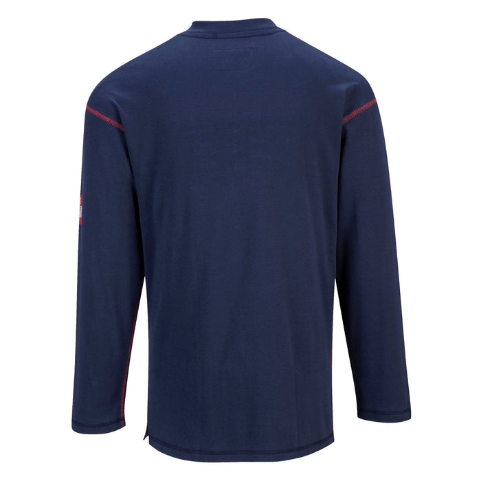 PORTWEST® FR02 Bizflame Henley FR Long Sleeve Shirt - Safety Vests and More