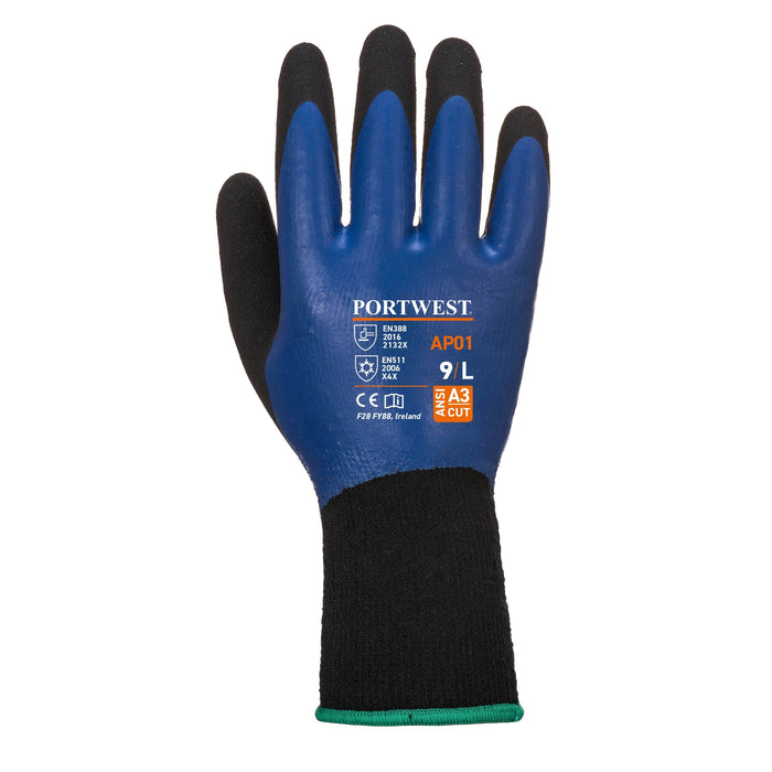 PORTWEST® AP01 Thermo Pro Insulated Gloves - CAT 2 - ANSI Cut Level 3 - Safety Vests and More