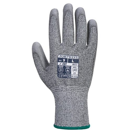 PORTWEST® VA622 Vending PU Palm MR Cut Gloves - CAT 2 - ANSI Cut Level A3 - Safety Vests and More