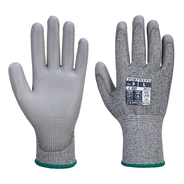 PORTWEST® VA622 Vending PU Palm MR Cut Gloves - CAT 2 - ANSI Cut Level A3 - Safety Vests and More