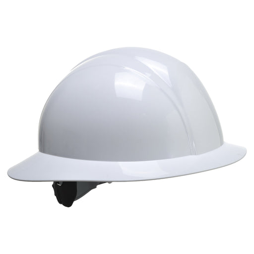 PORTWEST® Full Brim Hard Hat - White ANSI Class E - Safety Vests and More
