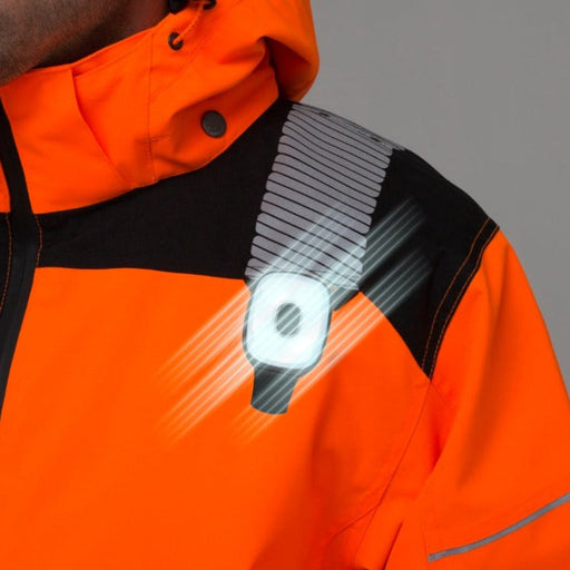 PORTWEST® Rechargeable Portable LED Light Clip - OS - Black HV12 - Safety Vests and More