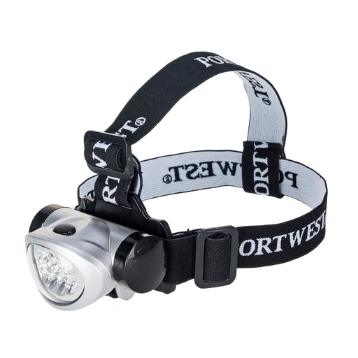 PORTWEST® LED Head Light - Silver / Black - Safety Vests and More