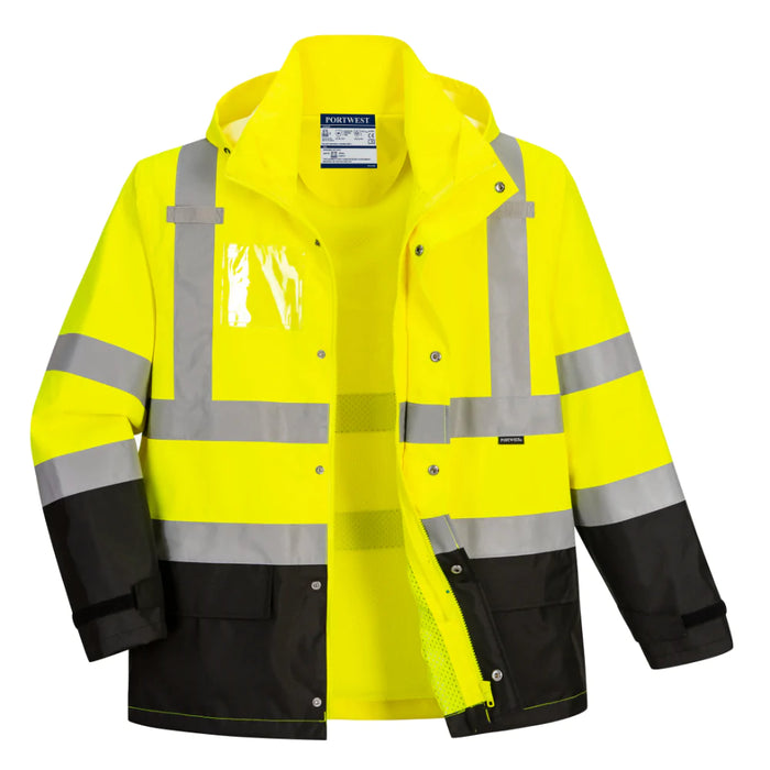 PORTWEST® Hi Vis 3-in-1 Contrast Waterproof Jacket - ANSI Class 3 - S362
