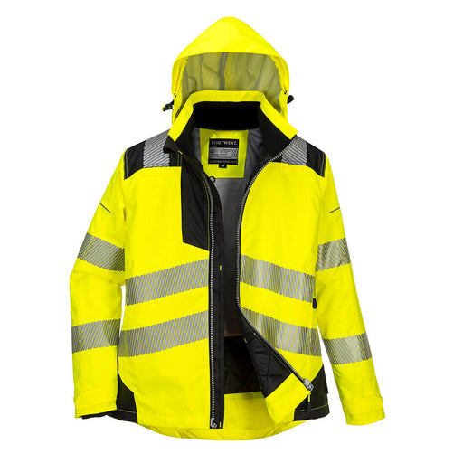 PORTWEST® PW3 Hi-Vis Women's Winter Jacket ANSI Class 2 Yellow/Black - PW382 - Safety Vests and More