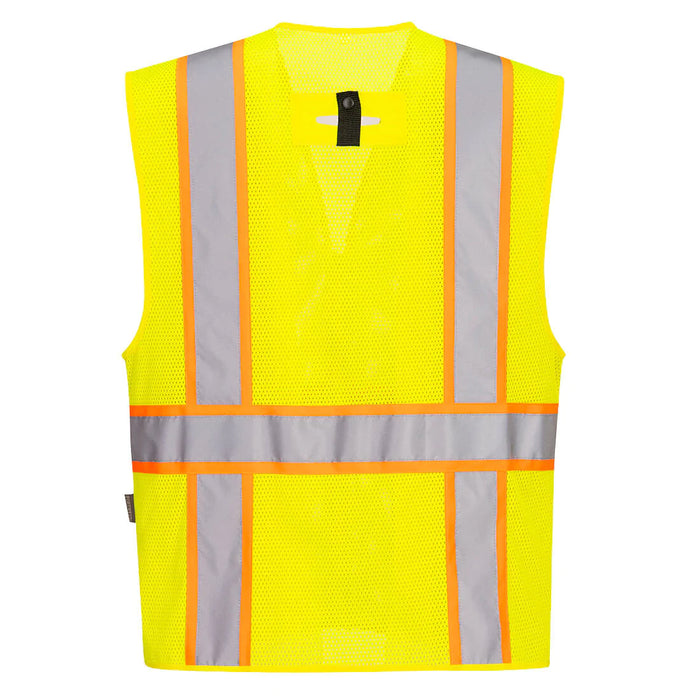 PORTWEST® Fall Protection Hi Visibility Safety Vest - ANSI Class 2 - US394
