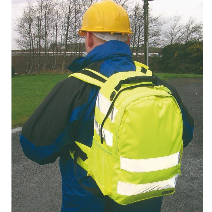 PORTWEST® Hi Vis Backpack Yellow - B905 - Safety Vests and More
