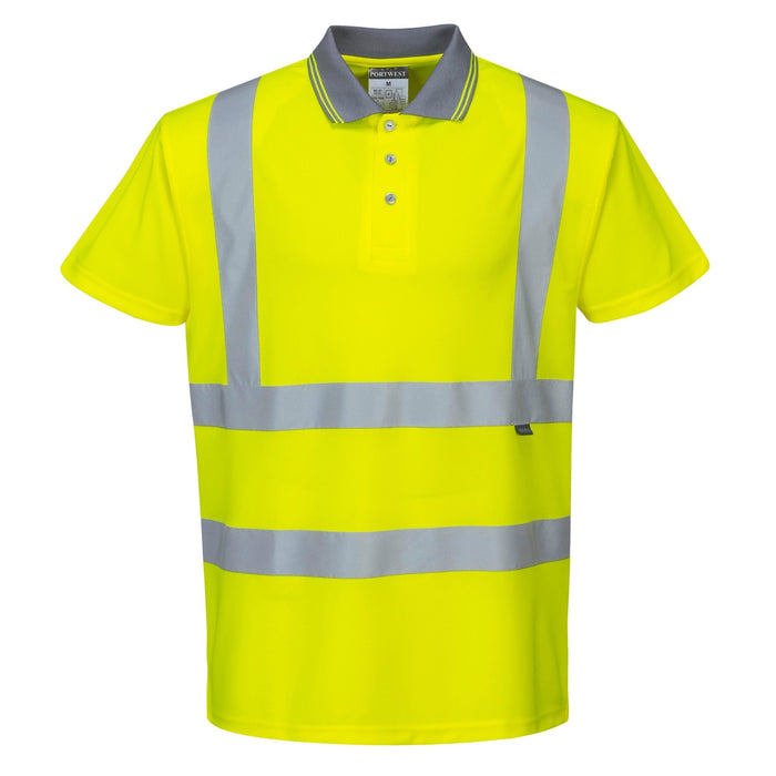 PORTWEST® Hi Vis Short Sleeve Polo - ANSI Class 2 - S477 - Safety Vests and More