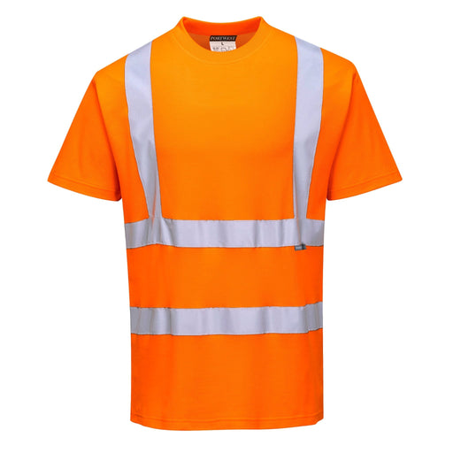 PORTWEST® Hi Vis Cotton T-Shirt - ANSI Class 2 - Short Sleeve - S170 - Safety Vests and More