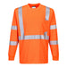 PORTWEST® Hi Vis Long Sleeve Rib Cuff T-Shirt - ANSI Class 3 - S192 - Safety Vests and More