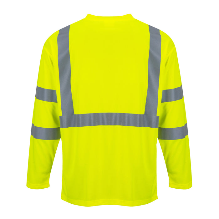 PORTWEST® Hi Vis Long Sleeve Pocket Shirt - ANSI Class 3 - S191 - Safety Vests and More
