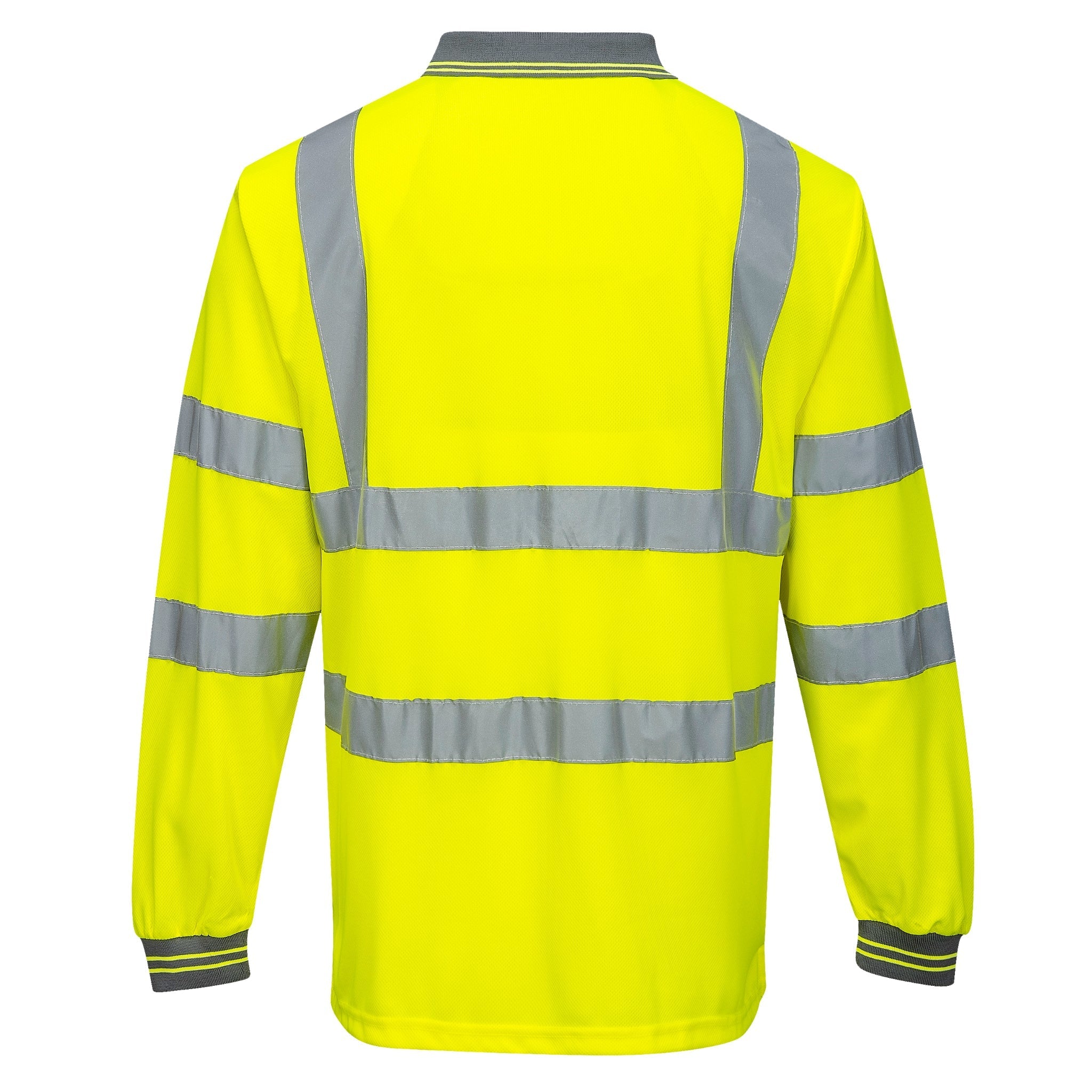 High Visibility Long Sleeve Shirts | Reflective Safety Work Shirt ...