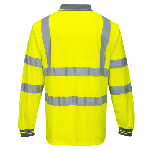 PORTWEST® Hi Vis Long Sleeve Polo - ANSI Class 3 - S277 - Safety Vests and More