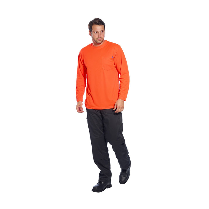 PORTWEST® Hi Vis Long Sleeve Shirt - Non-ANSI - S579 - Safety Vests and More