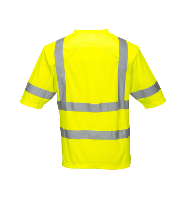 PORTWEST® Hi Vis Mesh Panel T-Shirt - ANSI Class 3 - S397 - Safety Vests and More