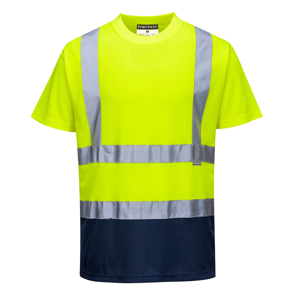 ANSI Class 2 High Visibility Shirts | Reflective Safety Work Shirt ...