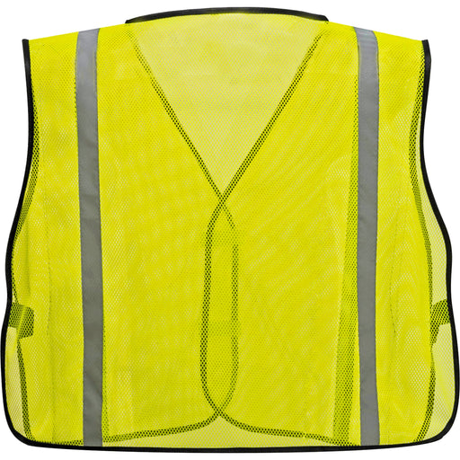 PORTWEST® Lightweight Non ANSI Mesh Vest - 1" Reflective Silver Tape Yellow - US390 - Safety Vests and More