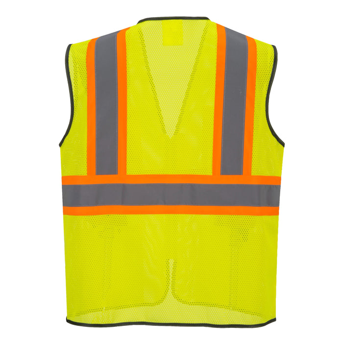 PORTWEST® US381 Frisco Mesh Contrast Safety Vest - ANSI Class 2 - Safety Vests and More